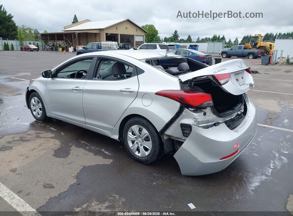 5NPDH4AE1GH662856 2016 HYUNDAI ELANTRA Silver Հետևի ձախ