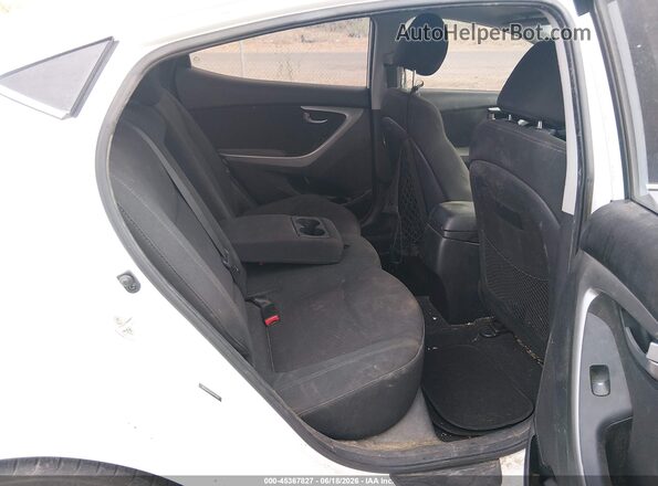 5NPDH4AE1GH670939 2016 HYUNDAI ELANTRA White Widok naklejki z numerem VIN