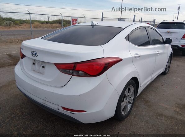 5NPDH4AE1GH670939 2016 HYUNDAI ELANTRA White Tył prawy
