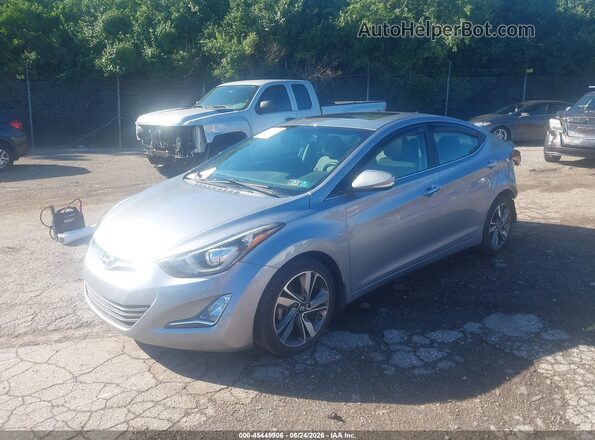 5NPDH4AE1GH676045 2016 HYUNDAI ELANTRA Silver Передня ліва чверть
