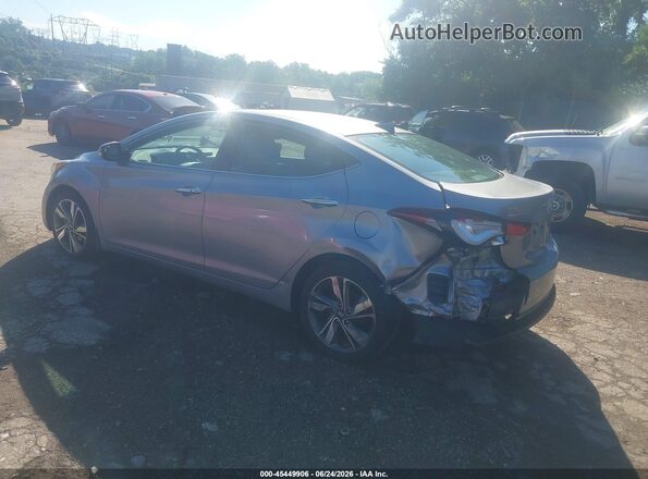 5NPDH4AE1GH676045 2016 HYUNDAI ELANTRA Silver Задня ліва чверть