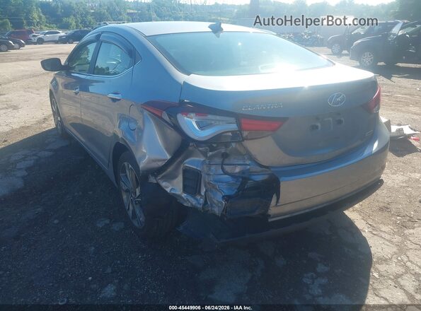 5NPDH4AE1GH676045 2016 HYUNDAI ELANTRA Silver Вид спереду