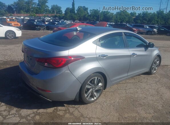 5NPDH4AE1GH676045 2016 HYUNDAI ELANTRA Silver Задня права чверть