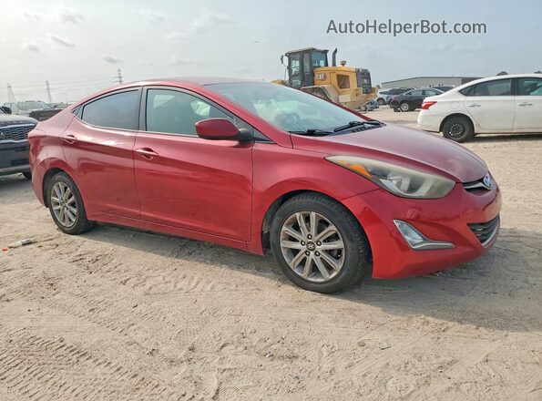 5NPDH4AE1GH689166 2016 HYUNDAI ELANTRA Burgundy Delantero derecho