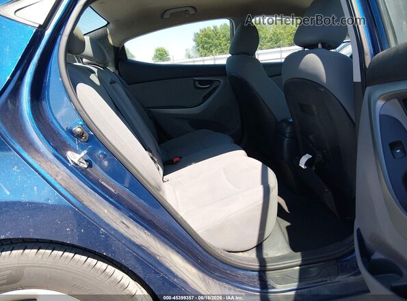 5NPDH4AE1GH693606 2016 HYUNDAI ELANTRA Blue VIN կոդի պիտակի տեսք