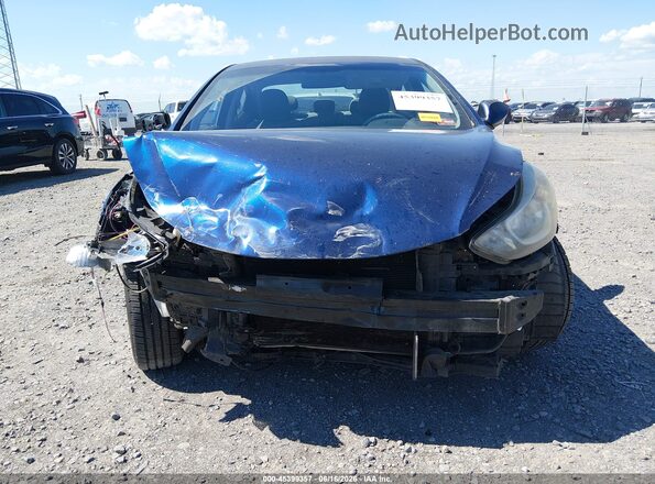 5NPDH4AE1GH693606 2016 HYUNDAI ELANTRA Blue Սարքավորումների վահանակի տեսք