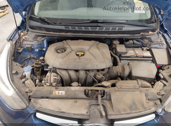 5NPDH4AE1GH697056 2016 HYUNDAI ELANTRA Dark Blue Rear view