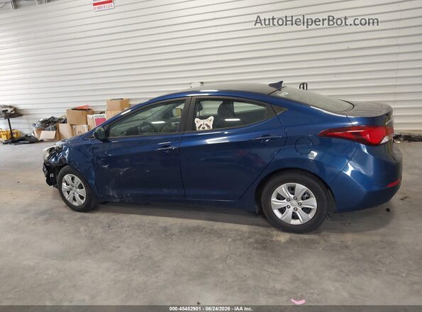 5NPDH4AE1GH697056 2016 HYUNDAI ELANTRA Dark Blue 