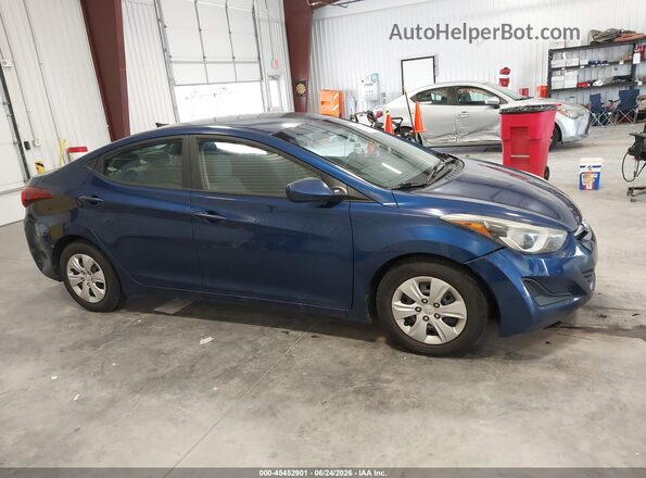 5NPDH4AE1GH697056 2016 HYUNDAI ELANTRA Dark Blue 360 interior view