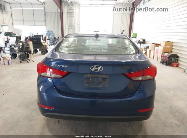 5NPDH4AE1GH697056 2016 HYUNDAI ELANTRA Dark Blue 