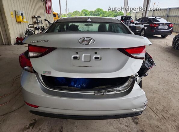5NPDH4AE1GH740200 2016 HYUNDAI ELANTRA Silver Հետևի տեսք