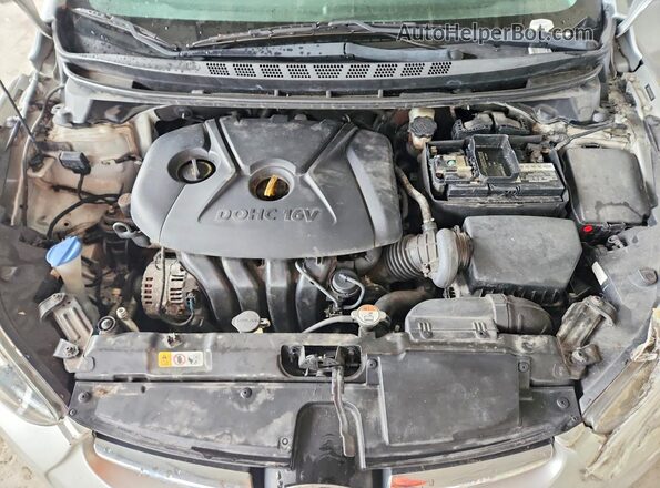 5NPDH4AE1GH740200 2016 HYUNDAI ELANTRA Silver Սալոնի հետևի տեսք
