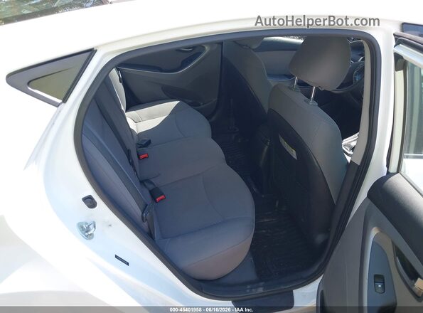 5NPDH4AE1GH742464 2016 HYUNDAI ELANTRA White VIN sticker view