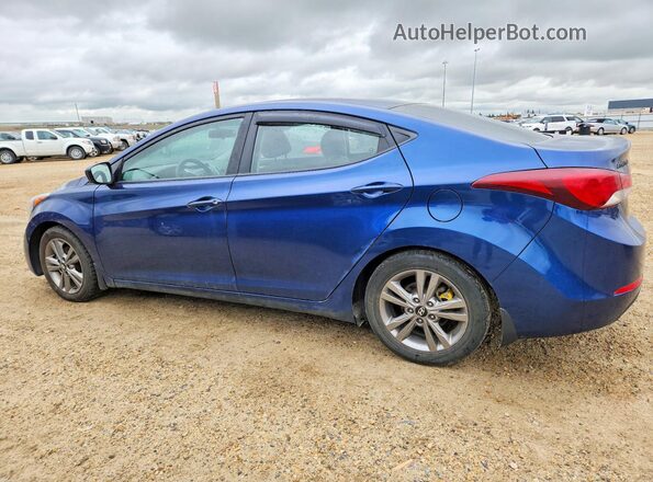 5NPDH4AE2GH661988 2016 HYUNDAI ELANTRA Blue 