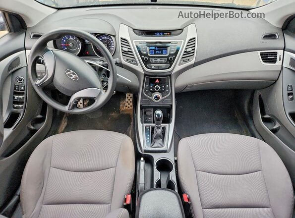 5NPDH4AE2GH661988 2016 HYUNDAI ELANTRA Blue 