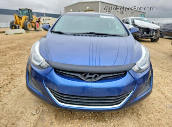 5NPDH4AE2GH661988 2016 HYUNDAI ELANTRA Blue 