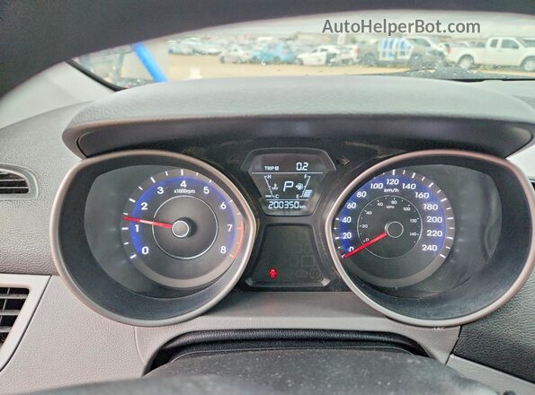 5NPDH4AE2GH661988 2016 HYUNDAI ELANTRA Blue 