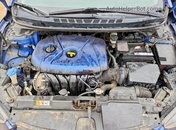 5NPDH4AE2GH661988 2016 HYUNDAI ELANTRA Blue 