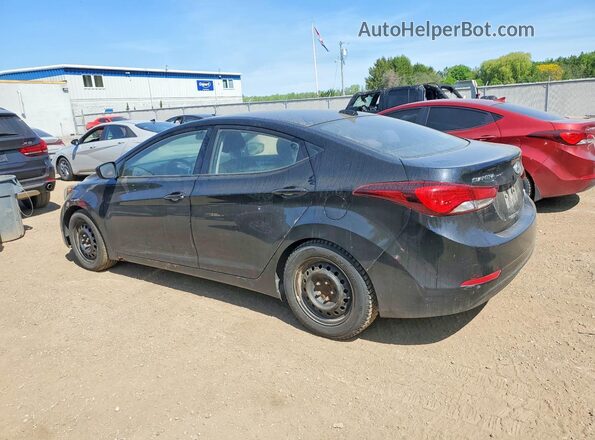 5NPDH4AE2GH672165 2016 HYUNDAI ELANTRA Black 