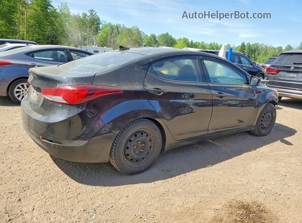 5NPDH4AE2GH672165 2016 HYUNDAI ELANTRA Black 