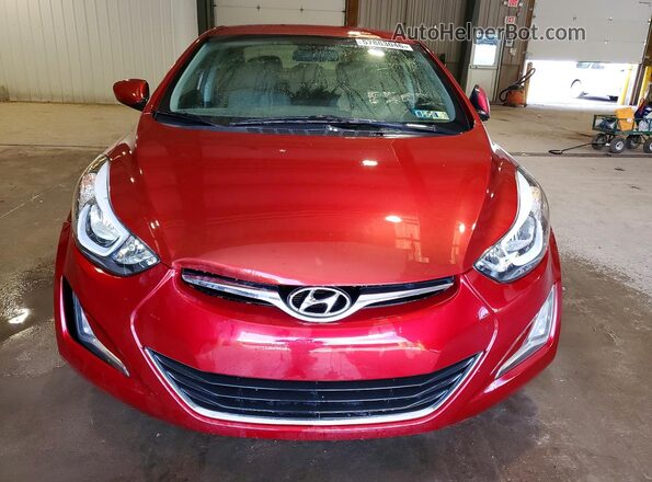 5NPDH4AE2GH683022 2016 HYUNDAI ELANTRA Красный 