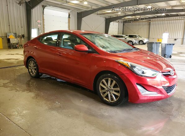 5NPDH4AE2GH683022 2016 HYUNDAI ELANTRA Красный 