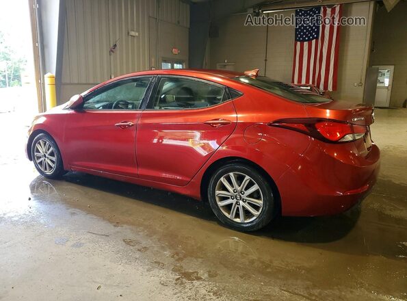 5NPDH4AE2GH683022 2016 HYUNDAI ELANTRA Красный 