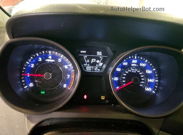 5NPDH4AE2GH683022 2016 HYUNDAI ELANTRA Красный 