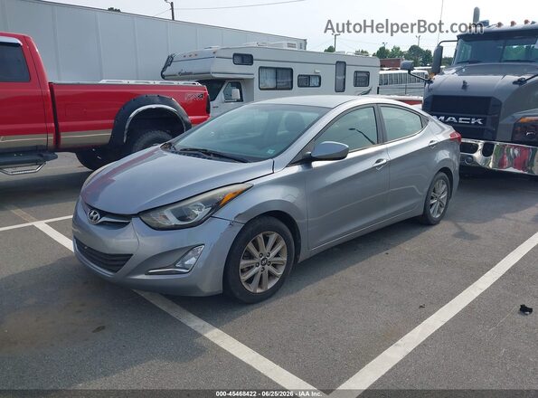 5NPDH4AE2GH688639 2016 HYUNDAI ELANTRA Silver Передня ліва чверть