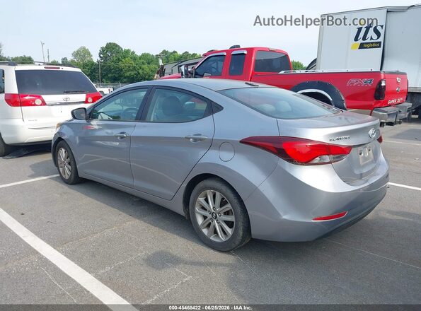 5NPDH4AE2GH688639 2016 HYUNDAI ELANTRA Silver Задня ліва чверть