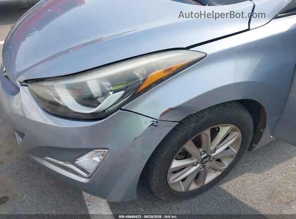 5NPDH4AE2GH688639 2016 HYUNDAI ELANTRA Silver Вид спереду