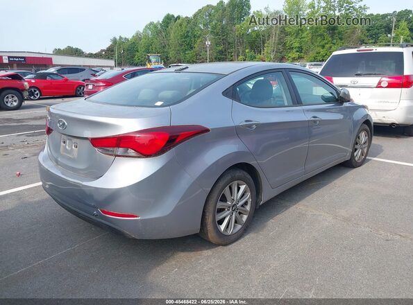5NPDH4AE2GH688639 2016 HYUNDAI ELANTRA Silver Задня права чверть