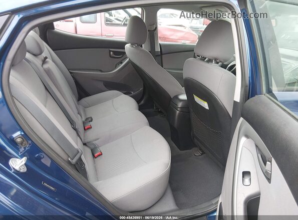 5NPDH4AE2GH688933 2016 HYUNDAI ELANTRA Синий Вид наклейки с VIN-кодом