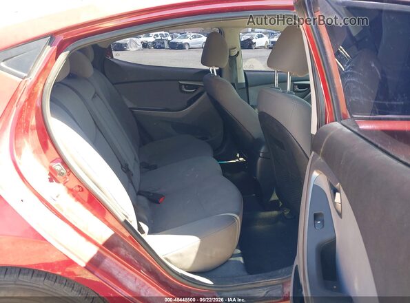 5NPDH4AE2GH709747 2016 HYUNDAI ELANTRA Бордовый Вид наклейки с VIN-кодом