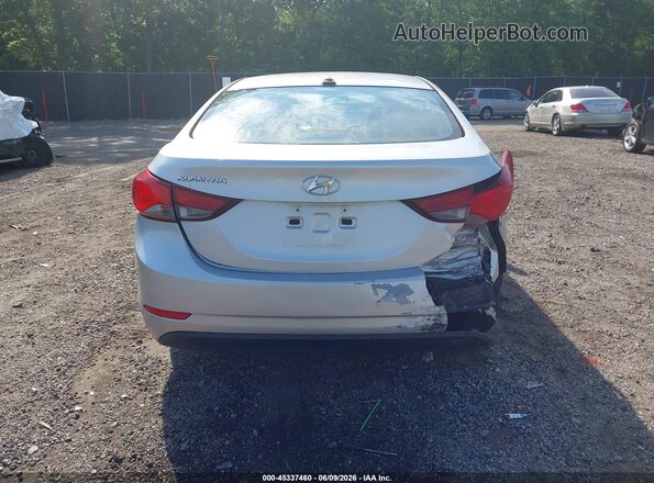 5NPDH4AE2GH718867 2016 HYUNDAI ELANTRA Серебряный 