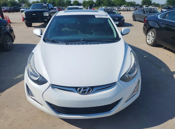5NPDH4AE2GH723406 2016 HYUNDAI ELANTRA White Front view