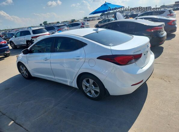 5NPDH4AE2GH723406 2016 HYUNDAI ELANTRA White Rear left