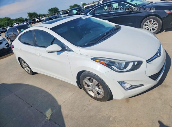 5NPDH4AE2GH723406 2016 HYUNDAI ELANTRA White Front right