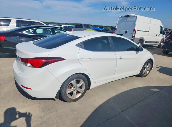 5NPDH4AE2GH723406 2016 HYUNDAI ELANTRA White Rear right