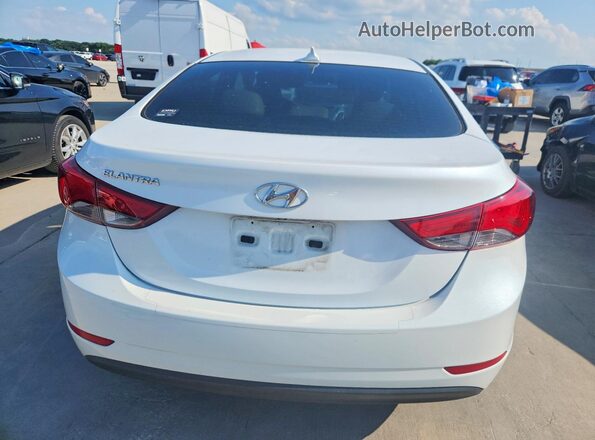 5NPDH4AE2GH723406 2016 HYUNDAI ELANTRA White Rear view