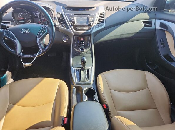 5NPDH4AE2GH723406 2016 HYUNDAI ELANTRA White Dashboard view