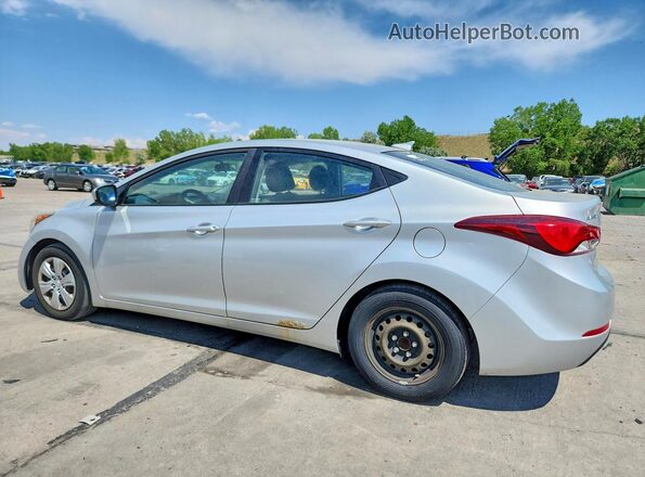 5NPDH4AE2GH725138 2016 HYUNDAI ELANTRA Silver Trasero izquierdo
