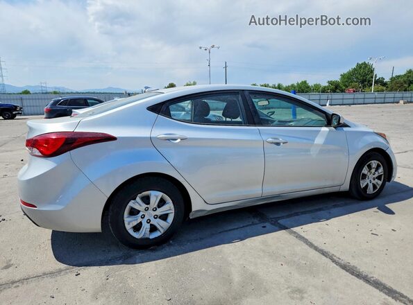 5NPDH4AE2GH725138 2016 HYUNDAI ELANTRA Silver Trasero derecho
