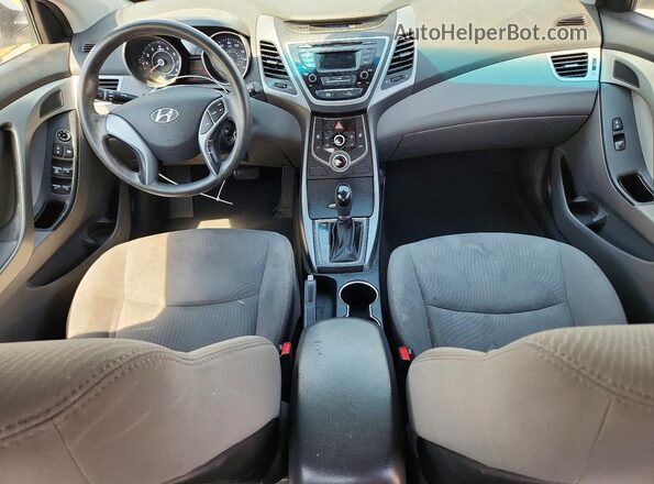 5NPDH4AE2GH725138 2016 HYUNDAI ELANTRA Silver Vista del salpicadero