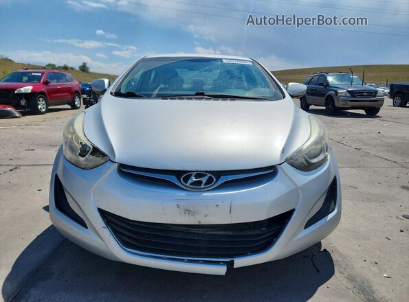 5NPDH4AE2GH725138 2016 HYUNDAI ELANTRA Silver Vista frontal
