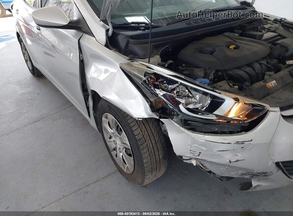 5NPDH4AE2GH726113 2016 HYUNDAI ELANTRA Silver 