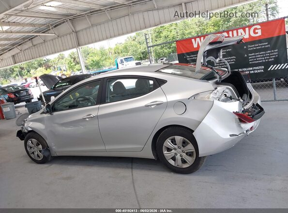 5NPDH4AE2GH726113 2016 HYUNDAI ELANTRA Silver 
