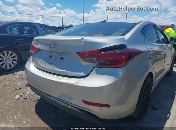 5NPDH4AE2GH735538 2016 HYUNDAI ELANTRA Silver Вид спереду