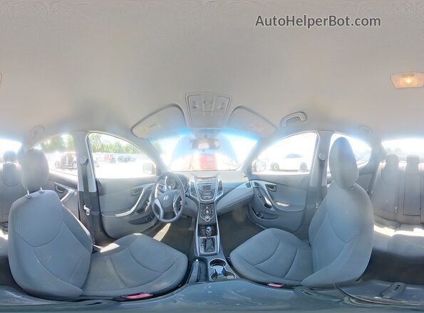 5NPDH4AE2GH741016 2016 HYUNDAI ELANTRA Blue VIN sticker view