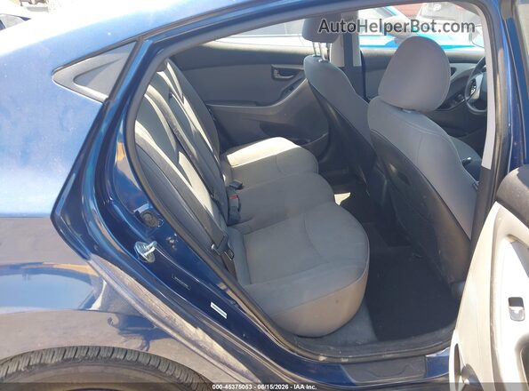5NPDH4AE2GH758835 2016 HYUNDAI ELANTRA Blue Widok naklejki z numerem VIN